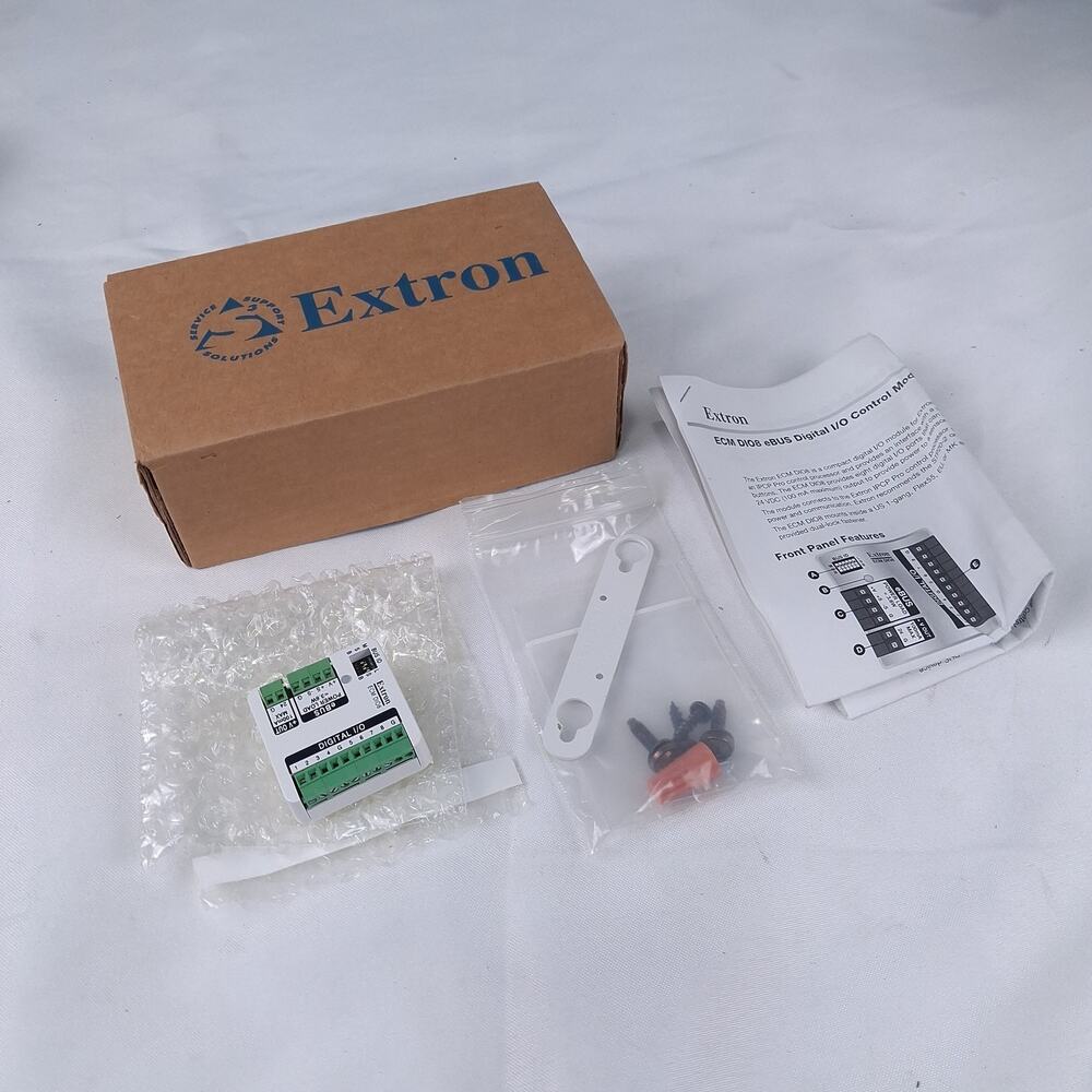 Extron ECM DIO8 eBUS Digital I/O Control Module 8-Port New in Box - Picture 2 of 13
